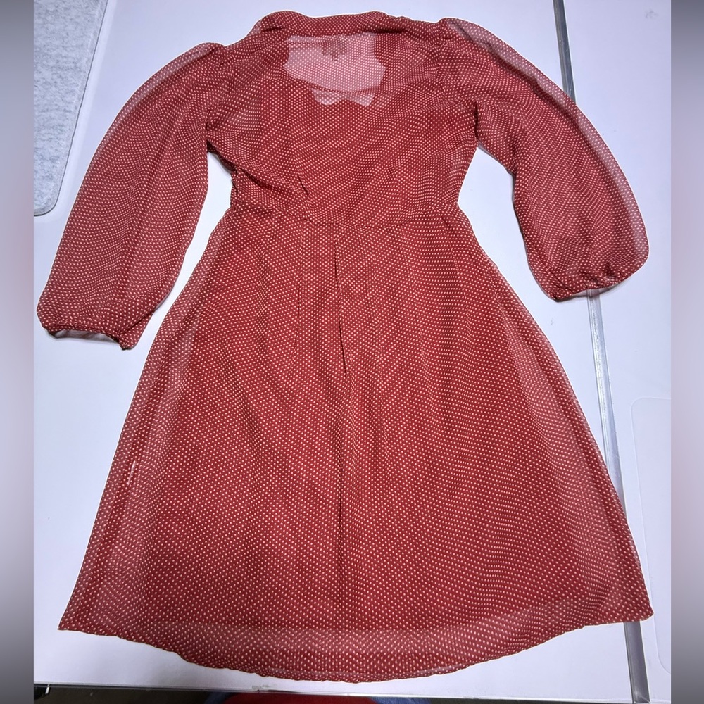 Hi There from Karen Walker Red Long Sleeve Dress